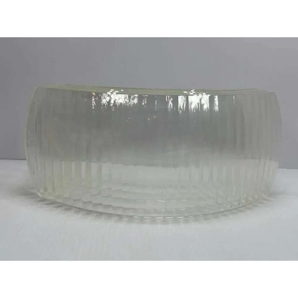 Lot 5 Large Curved‎ Fluted Glass Magnifying Lamp Lens Streetlight? Floodlight?